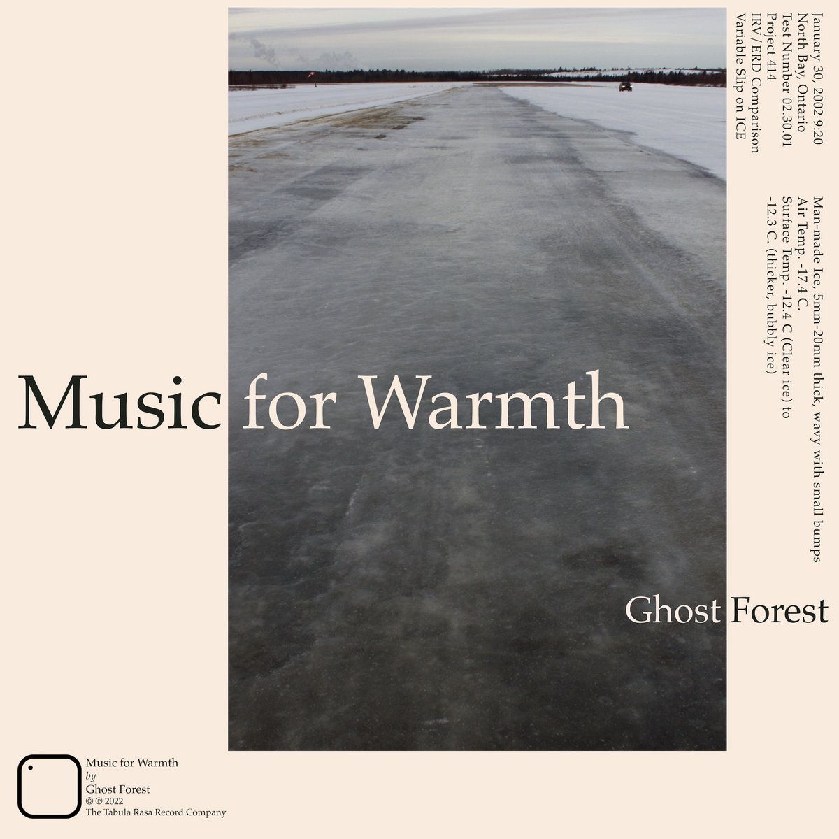 Album cover art for Music for Warmth
